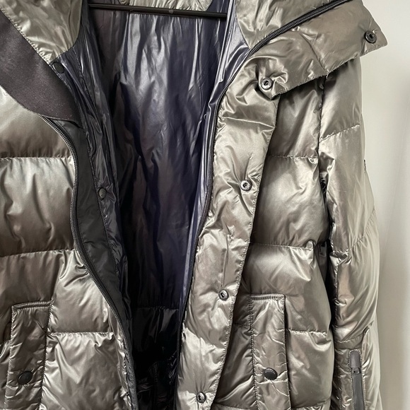 Michael Kors gray and black winter jacket. - Picture 3 of 7